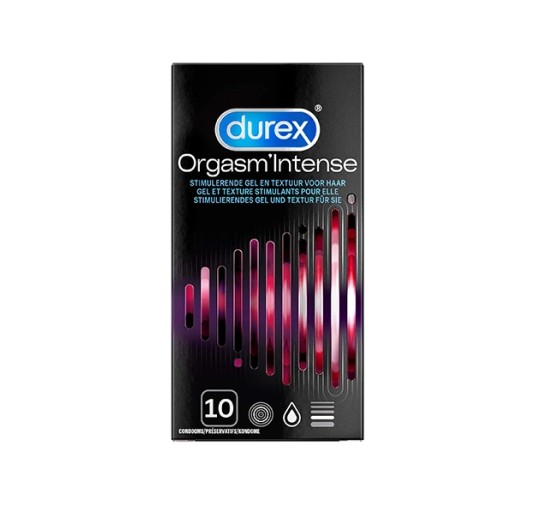 Prezerwatywy stymulujące - Durex Orgasm Intense 10 szt